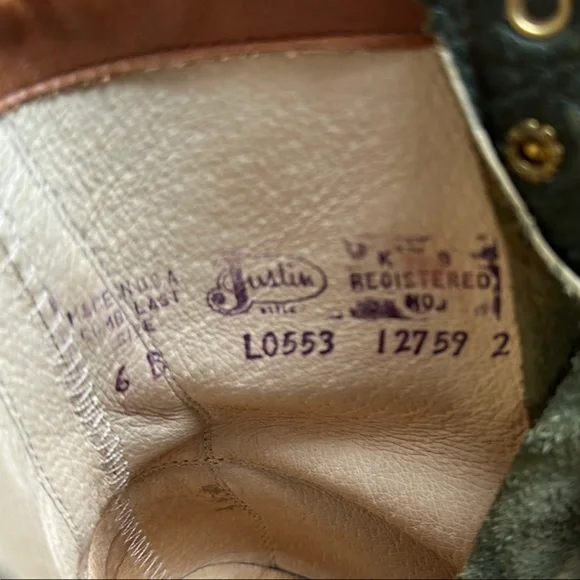 Justin Lace up Boots - Picture 5 of 5